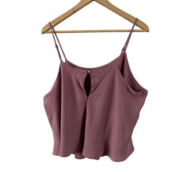 Abound camisole cropped tank top ladies size xl mauve cami - Picture 5 of 7